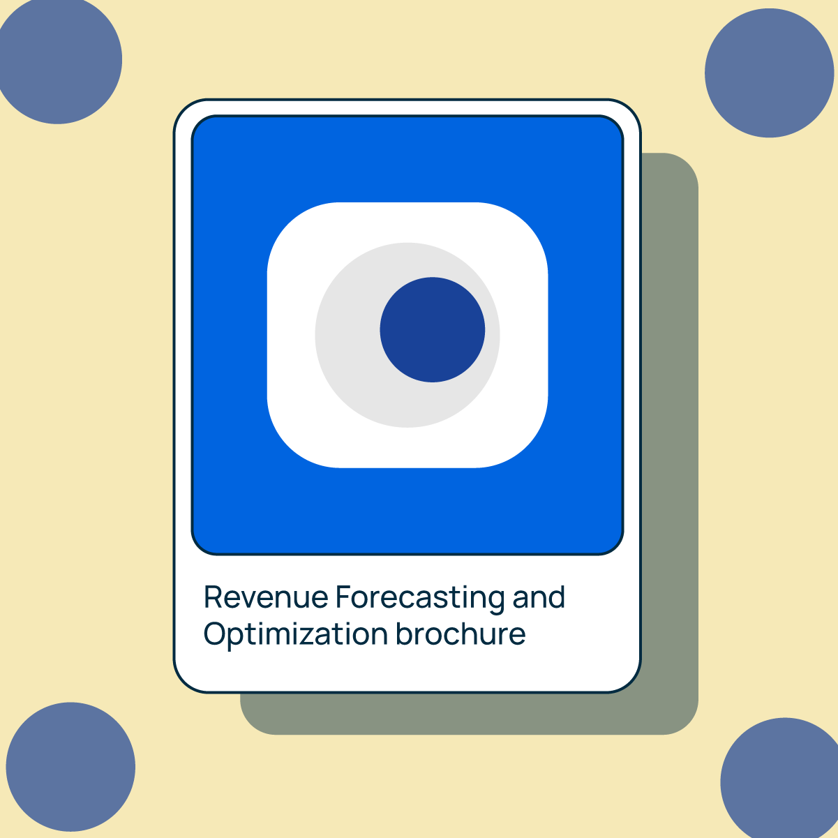 Revenue Forecasting and Optimization brochure